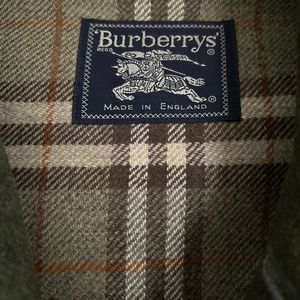 Man’s Burberry coat
